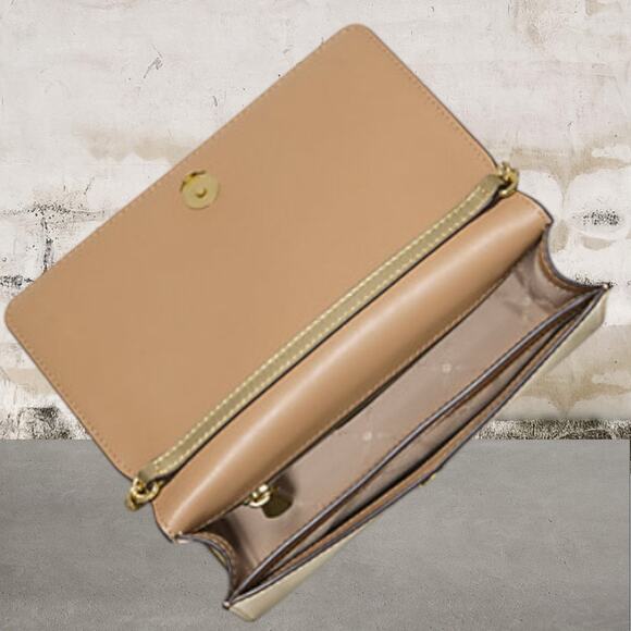 Michael Kors NWT Jet Set Travel Medium Metallic Crossbody Bag & Wallet - Picture 6 of 8